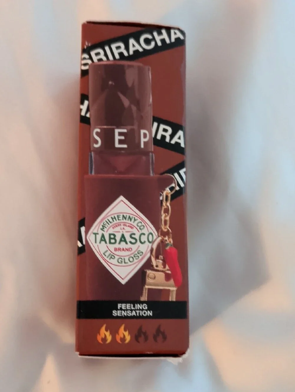 Sephora x Tabasco Lip Gloss — Brown-Red Shade
